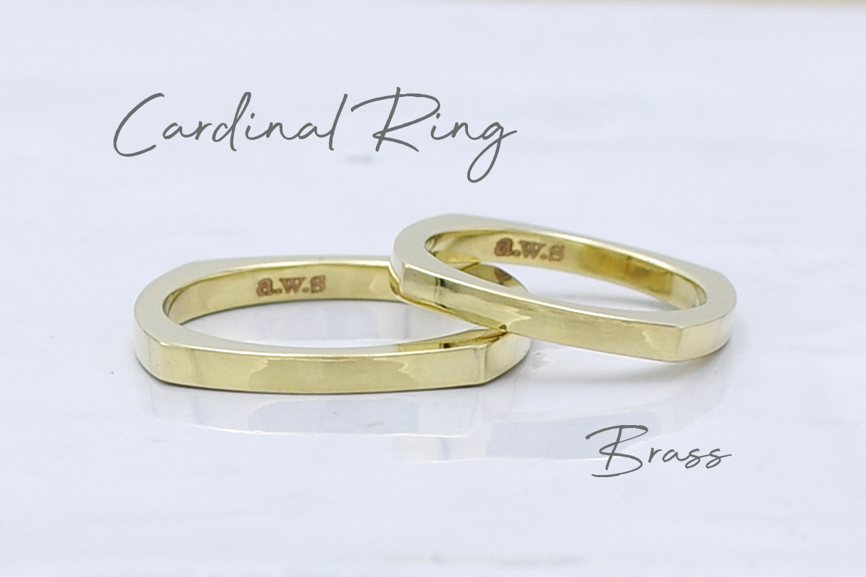 シンプルなストレートリング